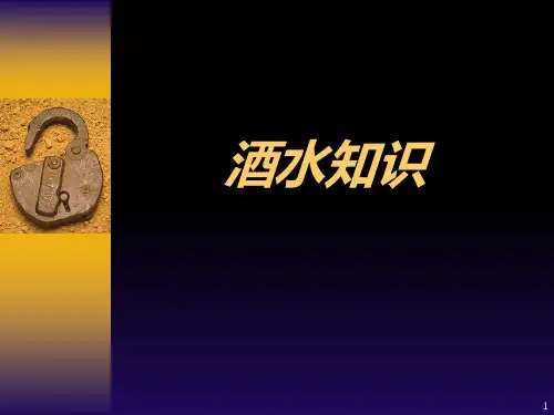 酒水知识1PPT课件