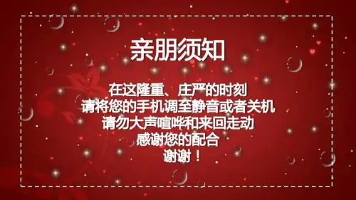浪漫婚礼的爱情故事PPT模版