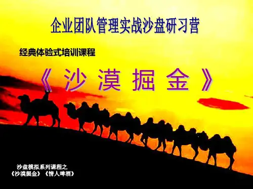 沙漠掘金资料课程
