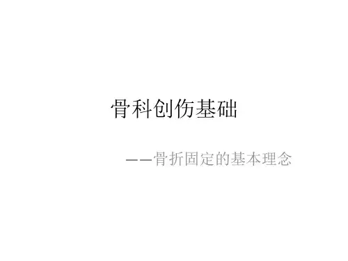 骨科创伤基础 AO基础