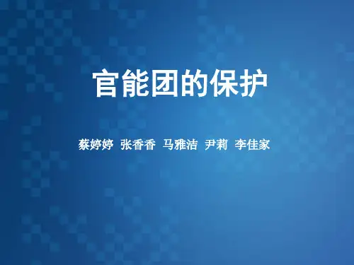 有机化学官能团的保护.
