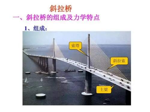 桥梁工程第十五讲  斜拉桥和悬索桥