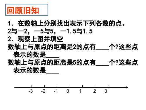 人教版七年级数学上册课件1.2.3相反数课件(共18张PPT)