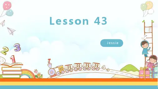 新概念英语第二册Lesson43课件