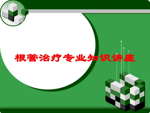 根管治疗专业知识讲座培训课件