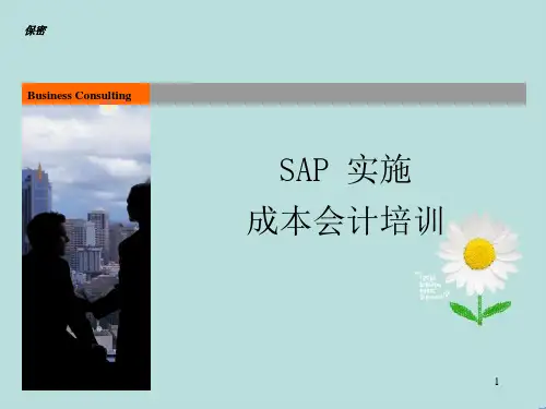 SP成本会计高效培训精选全文