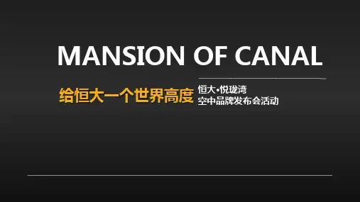 恒大房地产品牌发布会活动