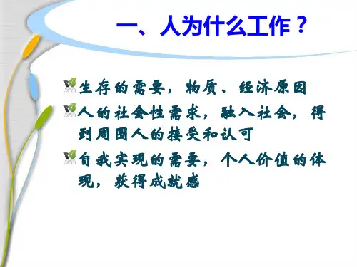 大学生职业选择与心理健康ppt课件