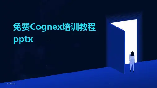 免费Cognex培训教程pptx(2024)