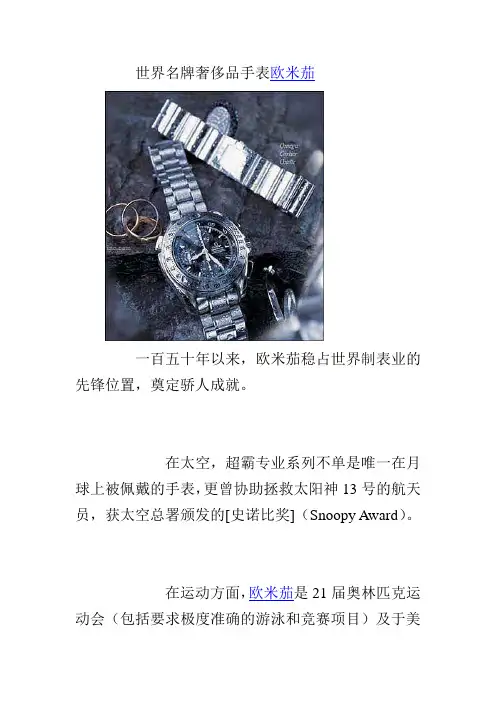 世界名牌奢侈品手表欧米茄