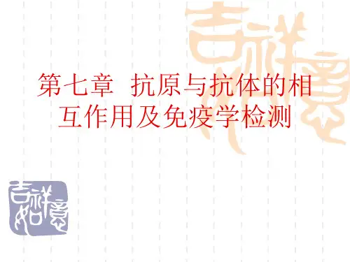 高中物理 第六章 抗原与抗体的相互作用及免疫学检测