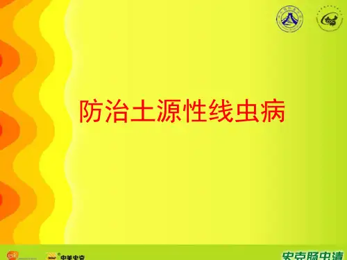 防治土源性线虫病