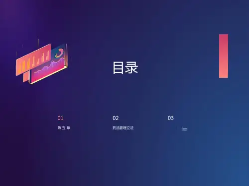 药品管理立法