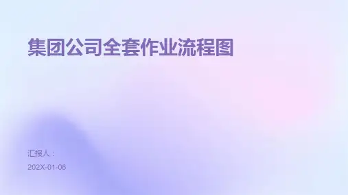 集团公司全套作业流程图
