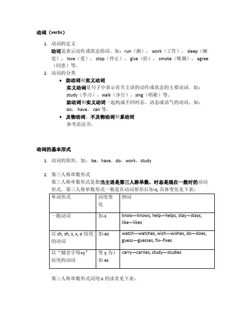 动词详解