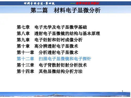材料分析方法(第4版)-第十二章