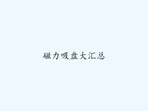 磁力吸盘大汇总