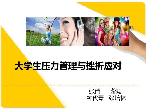 大学生压力管理与挫折应对 ppt课件