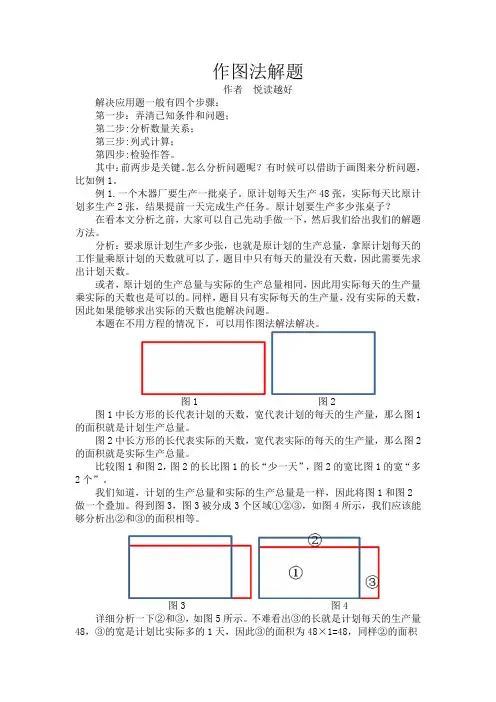 作图法解题-悦读越好