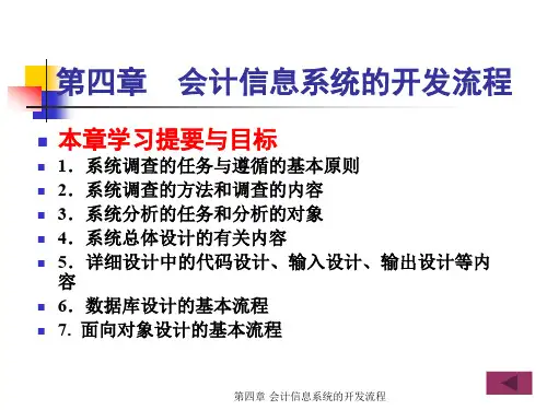 会计信息系统第4章会计信息系统的开发流程.ppt