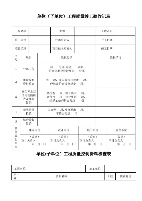 市政排水表-总表