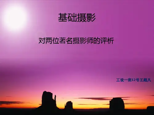 两位世界著名摄影师的评析