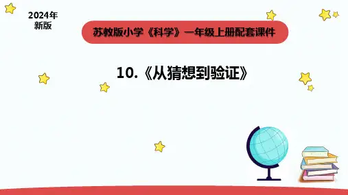 3.2《从猜想到验证》课件(共16张PPT) 苏教2024新版一年级科学上册