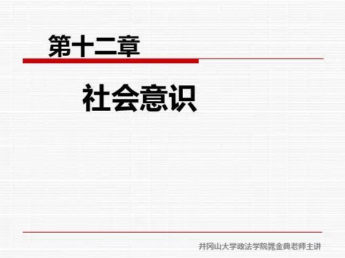 第十二章 社会意识