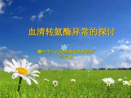 转氨酶异常的分析0050PPT
