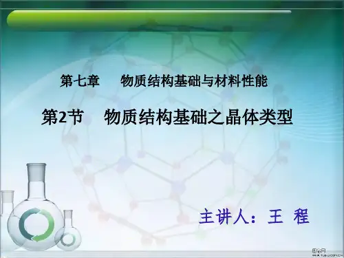 晶体的类型