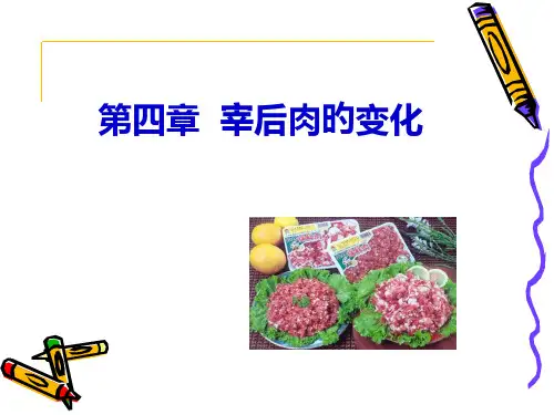 宰后肉的变化