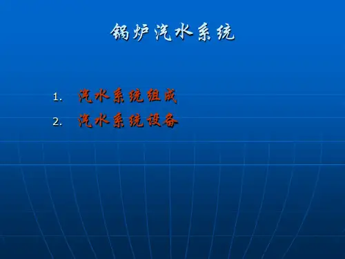 锅炉汽水系统