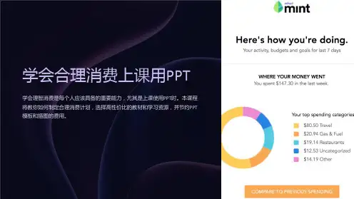 学会合理消费上课用PPT