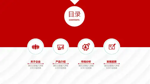 实用企业产品介绍PPT授课课件