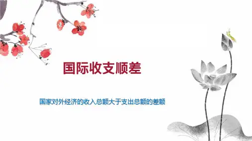 国际收支顺差