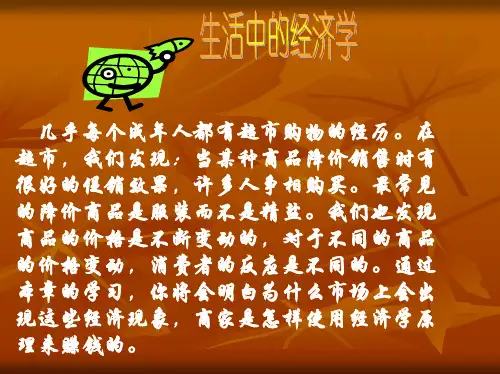 价格的形成及弹性概述