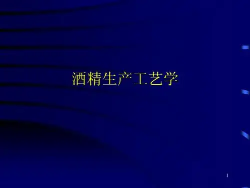 酒精生产工艺学