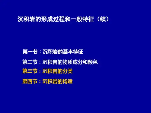 沉积岩ppt课件