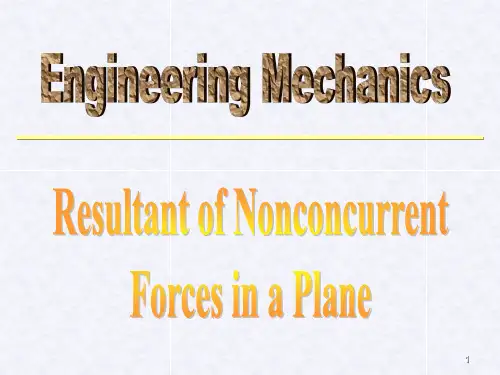 工程力学英文版课件03 Nonconcurrent Forces