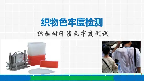 织物色牢度检测—织物耐汗渍色牢度测试