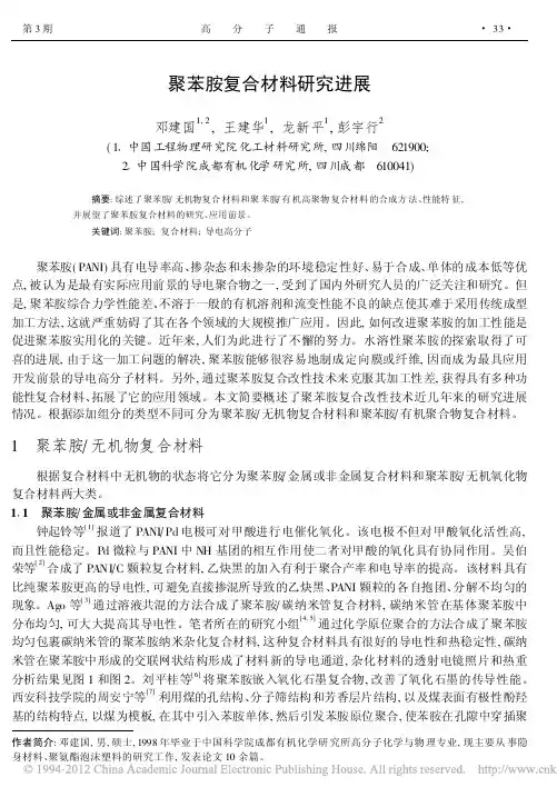 聚苯胺复合材料研究进展