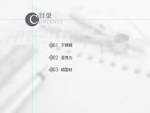 导视标牌常用材质解析