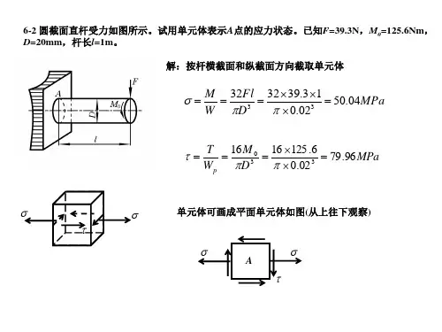 材料力学作业参考题解