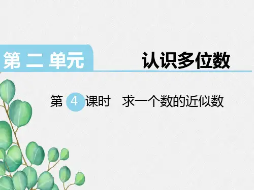 《求一个数的近似数》精品课件 (公开课)2022年新版