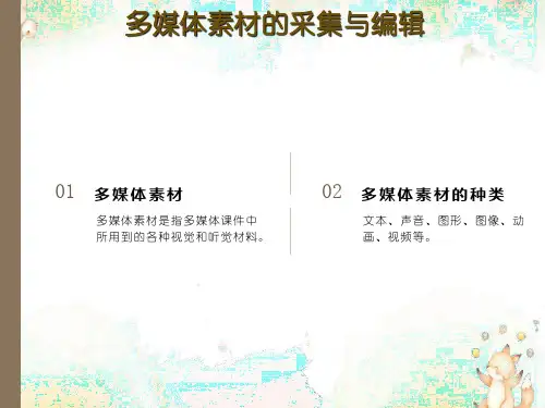 多媒体素材采集