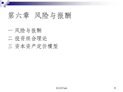 《风险与报酬》PPT课件 (2)