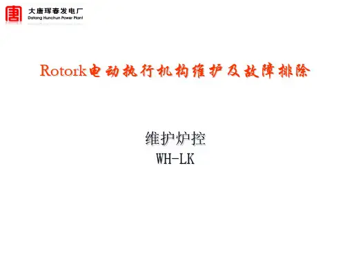 rotork执行器培训教材