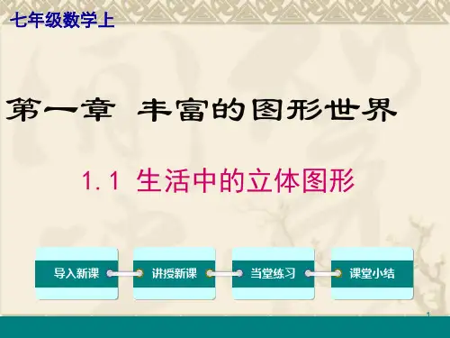 1.1 生活中的立体图形(数学鲁教版六年级上册)