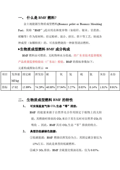 生物质成型燃料及锅炉