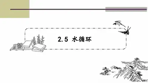 八年级物理上册 苏科版 第二节第五节 水循环 课件